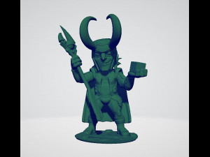 Loki Chibi 3D 打印模型