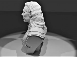 Loki Bust Model Cetak 3D