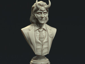 Loki Bust Model do druku 3D