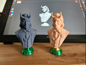 Loki Bust Model do druku 3D
