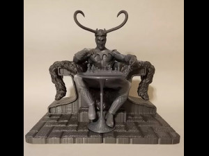 Loki Play Chess Ready to Print 3D Print Model