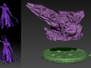 Loki Statues Model Cetak 3D