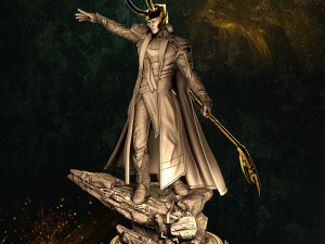 Loki Statues 3D Print Model