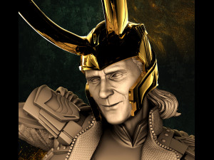 Loki Statues Model Cetak 3D
