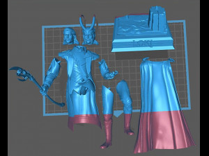 Loki Statues 3D 프린트 모델