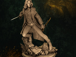 Sylvie Statue 3D-Druckmodell