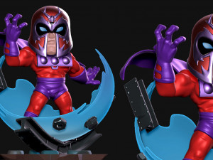 Magneto Chibi 3D प्रिंट मॉडल
