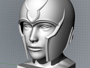Magneto Helmet 3D Print Model