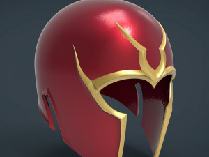 Magneto Helmet 3D Print Model