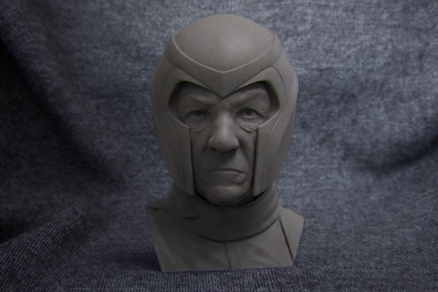 Magneto Bust Modèles 3D en vedette .c4d .max .obj .3ds .fbx .stl .blend 