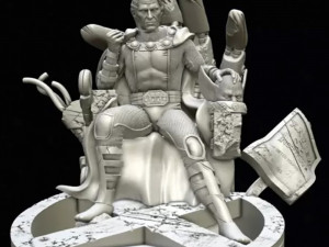Magneto Throne 3D Print Model