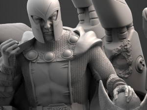 Magneto Throne 3D Print Model