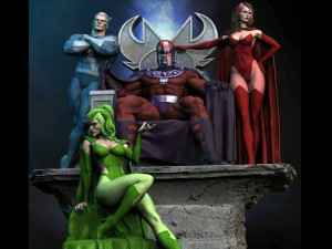 Magneto Family 3D Принт Модель