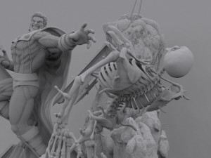 Magneto vs Wolverine 3D Print Model