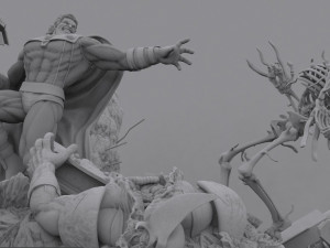 Magneto vs Wolverine 3D Print Model