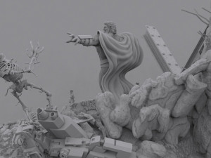 Magneto vs Wolverine 3D Print Model