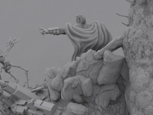 Magneto vs Wolverine 3D Print Model