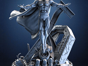 Magneto Statue 3D Print Model