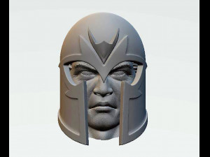 Magneto Statue Model Cetak 3D