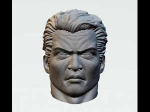 Magneto Statue Model Cetak 3D