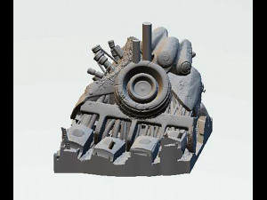 Magneto Statue Model Cetak 3D
