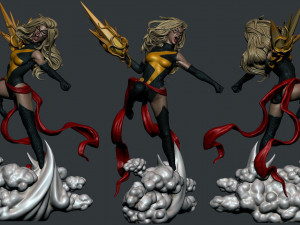 Miss Marvel 3D प्रिंट मॉडल