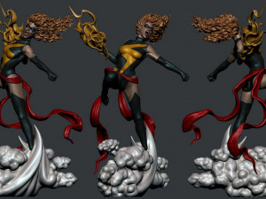 Miss Marvel 3D प्रिंट मॉडल