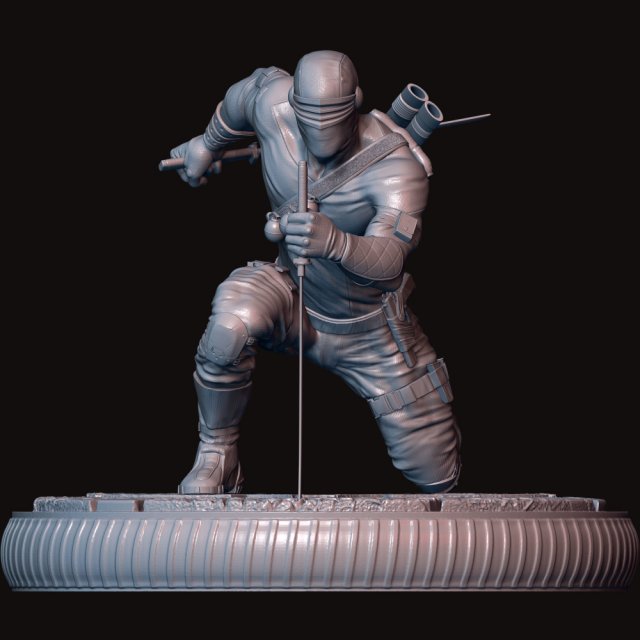 Snake Eyes 3D Baskı Modeli .c4d .max .obj .3ds .fbx .stl .blend 