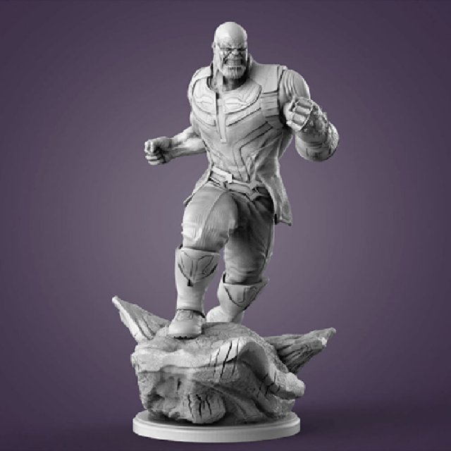 Thanos in Action 3D Принт Модель .c4d .max .obj .3ds .fbx .stl .blend 