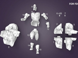 Thanos in Action 3D Принт Модель