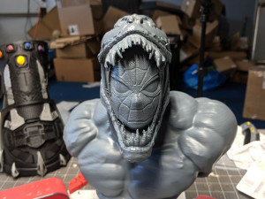 Venom Spidey Bust Modèles 3D en vedette