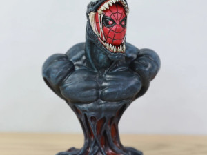 Venom Spidey Bust Modèles 3D en vedette