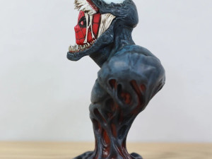 Venom Spidey Bust Modèles 3D en vedette
