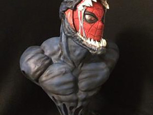 Venom Spidey Bust Modèles 3D en vedette