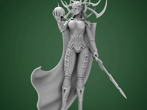 Hela Statue 3D Baskı Modeli
