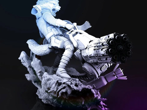 Rocket Racoon Modello di stampa 3D