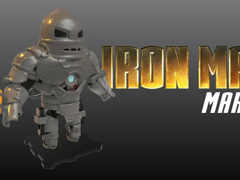 Iron Man Mark 1 3D Print Model
