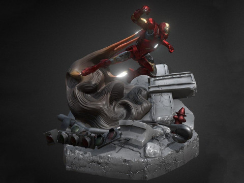 Iron Man Mark VII 3D Print Model