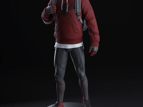 Spiderman Miles Morales 3D Принт Модель