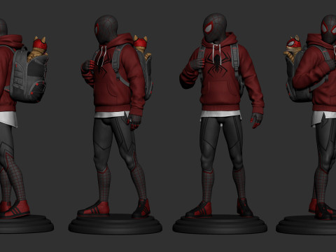 Spiderman Miles Morales 3D Принт Модель