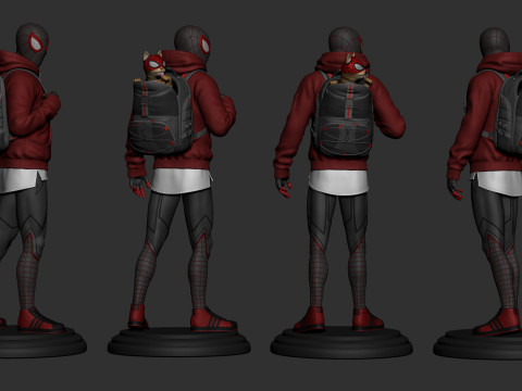 Spiderman Miles Morales 3D Принт Модель