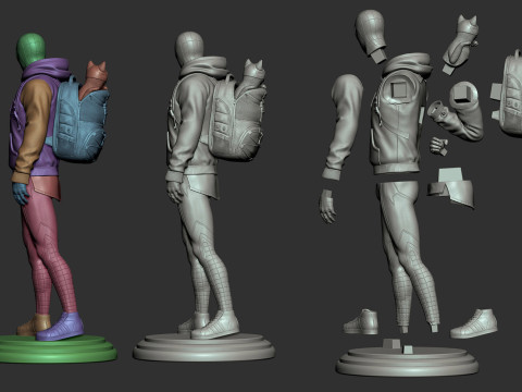 Spiderman Miles Morales 3D Принт Модель