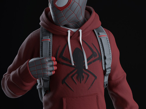 Spiderman Miles Morales 3D Принт Модель