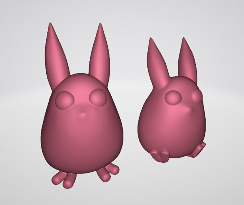 Totoro Figure 3D Print Model .c4d .max .obj .3ds .fbx .stl .blend 