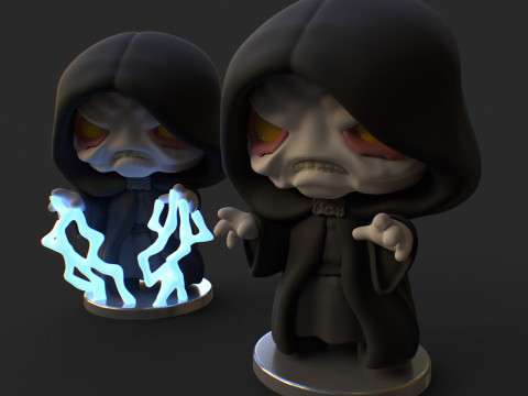 Darth Sidious - Emperor Palpatine Modelo de Impressão 3D
