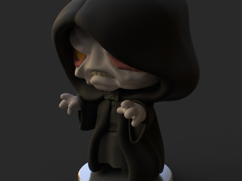 Darth Sidious - Emperor Palpatine 3D Baskı Modeli