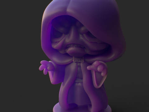 Darth Sidious - Emperor Palpatine 3D Baskı Modeli
