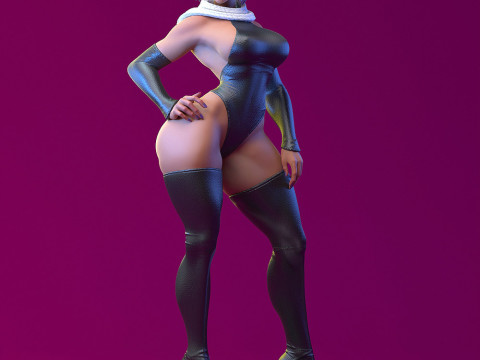 Yoruichi Shihoin 3D Print Model