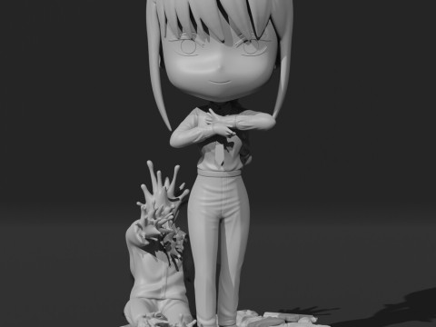 Makima Chibi 3D Print Model
