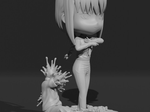 Makima Chibi 3D Print Model